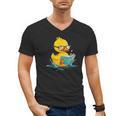 Rubber Duck Reading Book Reader Books Rubber Duckie Men's V-Neck T-Shirt Rubber Duck Reading Book Reader Books Rubber Duckie Men's V-Neck T-Shirt