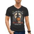 Salem Witch Book Club All Witches Welcome Halloween Reading Men's V-Neck T-Shirt