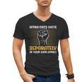 Sarcastic Anti Social Introvert Social Interaction Men's V-Neck T-Shirt