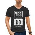 Sarcastic Independent Shopper Introvert Shopping Humor Men's V-Neck T-Shirt
