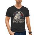 Sarcastic Proud Anti Social Member Of Introverted Book Club Men's V-Neck T-Shirt Sarcastic Proud Anti Social Member Of Introverted Book Club Men's V-Neck T-Shirt