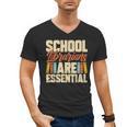 School Librarians Are Essential Library Book Lover Librarian Men's V-Neck T-Shirt School Librarians Are Essential Library Book Lover Librarian Men's V-Neck T-Shirt