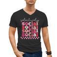 Selectively Social Sarcastic Introvert Humor Men's V-Neck T-Shirt