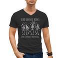 Skeleton Read Banned Books Gain Forbidden Knowledge Men's V-Neck T-Shirt Skeleton Read Banned Books Gain Forbidden Knowledge Men's V-Neck T-Shirt
