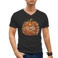 Smart Book Pumpkin Retro Fall Teacher Reading Halloween Men's V-Neck T-Shirt Smart Book Pumpkin Retro Fall Teacher Reading Halloween Men's V-Neck T-Shirt