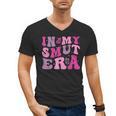 In My Smut Era Groovy Smut Book Reading Spicy Book Romance Men's V-Neck T-Shirt In My Smut Era Groovy Smut Book Reading Spicy Book Romance Men's V-Neck T-Shirt