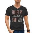 Smutty Book Lover Women Fueled By Sarcasm And Smut Spicy Men's V-Neck T-Shirt