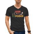 Spanish Reading Book Lover Teacher Maestra Leer Es Poder For Men Women Men's V-Neck T-Shirt