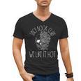 Spicy Book Club Women Dark Romance Lover Bookish Skeleton Men's V-Neck T-Shirt