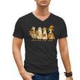 Spooky Halloween Book Lover Halloween Reading Goose Men's V-Neck T-Shirt Spooky Halloween Book Lover Halloween Reading Goose Men's V-Neck T-Shirt