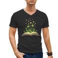 St Patricks Day Book Lover Librarian Core Shamrock Author Men's V-Neck T-Shirt St Patricks Day Book Lover Librarian Core Shamrock Author Men's V-Neck T-Shirt