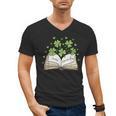 St Patricks Day Book Lover Librarian Reading Saint Pattys Men's V-Neck T-Shirt St Patricks Day Book Lover Librarian Reading Saint Pattys Men's V-Neck T-Shirt