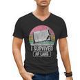 I Survived AP Lang Retro Book Graphic Men's V-Neck T-Shirt I Survived AP Lang Retro Book Graphic Men's V-Neck T-Shirt