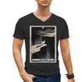 Tarot Cards Guide Book Esoteric Mysticism Clothing The Fool Tarot Card -Adults & Kids Small Short Sleeve Crew Neck Classic Fit Men's V-Neck T-Shirt