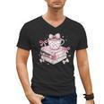 Teacher Valentine's Day All Booked For Valentines Reading Men's V-Neck T-Shirt Teacher Valentine's Day All Booked For Valentines Reading Men's V-Neck T-Shirt
