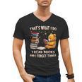 That's What I Do I Read Books And Forget Things Love Books Men's V-Neck T-Shirt That's What I Do I Read Books And Forget Things Love Books Men's V-Neck T-Shirt