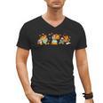 Turkey Reading Books Fall Thanksgiving Teacher Book Lovers Men's V-Neck T-Shirt Turkey Reading Books Fall Thanksgiving Teacher Book Lovers Men's V-Neck T-Shirt