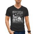 Unapologetically Anti Social Book Club Introvert Reader Men's V-Neck T-Shirt