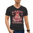 Valentine All Booked For Valentines Book Lovers Teacher Kid Men's V-Neck T-Shirt