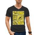 Varsity-Gold Yellow Comic Book University Varsity-Gold Men's V-Neck T-Shirt