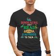 Vintage Librarian Book Reader Library Book Reading Men's V-Neck T-Shirt