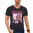 Vintage Movie Horror Poster Comic Book Graphic Film Night Men's V-Neck T-Shirt