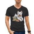 West Highland Terrier Books Dog Breed Westie For Men Women Kids Men's V-Neck T-Shirt