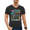 I Will Read Books On A Boat & Everywhere Men's V-Neck T-Shirt