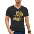 Women's Dragon Bookworm Reading Book Graphic Men's V-Neck T-Shirt Women's Dragon Bookworm Reading Book Graphic Men's V-Neck T-Shirt