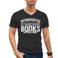 Women's Introverted But Willing To Discuss Books Men's V-Neck T-Shirt Women's Introverted But Willing To Discuss Books Men's V-Neck T-Shirt