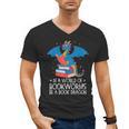 In A World Full Of Bookworms Be A Book Dragon Reading Men's V-Neck T-Shirt