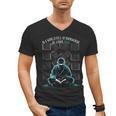 In A World Full Of Bookworms Be A Book Ninja Reading Reader Men's V-Neck T-Shirt