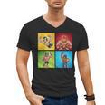 Wrestling Comic Book Wrestler Mexican Lucha Libre Mask Men's V-Neck T-Shirt Wrestling Comic Book Wrestler Mexican Lucha Libre Mask Men's V-Neck T-Shirt