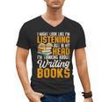Writer Book Published Author Writers Men Women Men's V-Neck T-Shirt