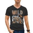 Zoo Animals Wild About Reading Books Reader Lover Librarian Men's V-Neck T-Shirt Zoo Animals Wild About Reading Books Reader Lover Librarian Men's V-Neck T-Shirt