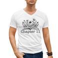 11th Birthday Girl Chapter 11 Reading Book Lover 11 Year Old Men's V-Neck T-Shirt