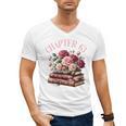 63rd Birthday Chapter 63 Birthday Shirt Women Book Lover Premium Men's V-Neck T-Shirt