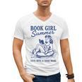 Book Girl Summer Men's V-Neck T-Shirt