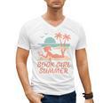 Book Girl Summer Book Reading Retro Sunset Men's V-Neck T-Shirt Book Girl Summer Book Reading Retro Sunset Men's V-Neck T-Shirt