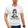 Book Lover Bent Over a Book Men's V-Neck T-Shirt Book Lover Bent Over a Book Men's V-Neck T-Shirt