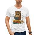 Book Lover Owl Reading Bookish Library Read Books Be Kind Men's V-Neck T-Shirt Book Lover Owl Reading Bookish Library Read Books Be Kind Men's V-Neck T-Shirt