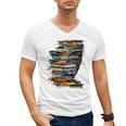 Book Women Graphic Art Colorful Eyes Men's V-Neck T-Shirt Book Women Graphic Art Colorful Eyes Men's V-Neck T-Shirt