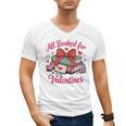 All Booked For Valentines Book Lover Teachers Men's V-Neck T-Shirt All Booked For Valentines Book Lover Teachers Men's V-Neck T-Shirt