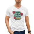 Books Are Better Than People Bookworm Librarian Reader Men's V-Neck T-Shirt Books Are Better Than People Bookworm Librarian Reader Men's V-Neck T-Shirt