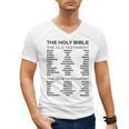 The Books Of The Bible Old And New Testament Complete List Men's V-Neck T-Shirt The Books Of The Bible Old And New Testament Complete List Men's V-Neck T-Shirt