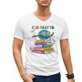 Books It's Okay To Be Kind Yellow Mental Health Day Kids Men's V-Neck T-Shirt