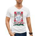 Cheshire Cat Alice In Wonderland Vintage Book Premium Men's V-Neck T-Shirt