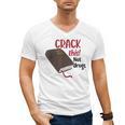Christian Quote Holy Bible Crack This Book Not Drugs Men's V-Neck T-Shirt