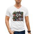 Cosy Sloth In Bookshelf With Plants Men's V-Neck T-Shirt Cosy Sloth In Bookshelf With Plants Men's V-Neck T-Shirt