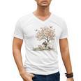 Cute Fairy Reading Fairycore Aesthetic Book Lover Men's V-Neck T-Shirt